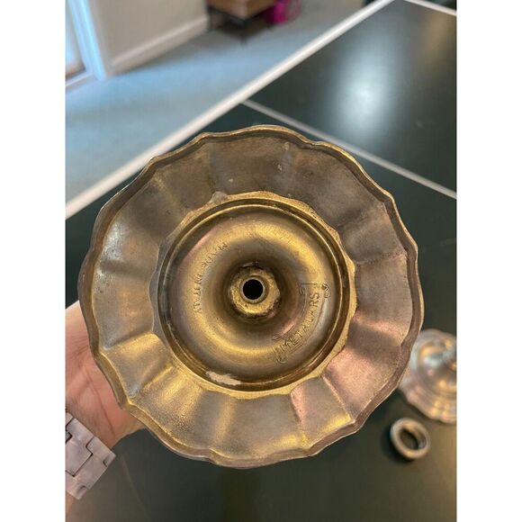 Pewter Metalars Italian Candlesticks - Picture 2 of 4